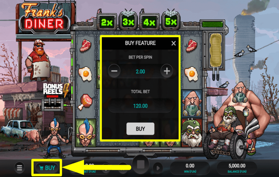 Franks Diner ACQUISTA IL BONUS.