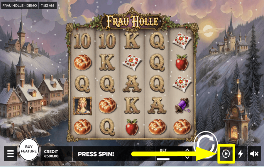 Frau Holle ROTAZIONE AUTOMATICA.