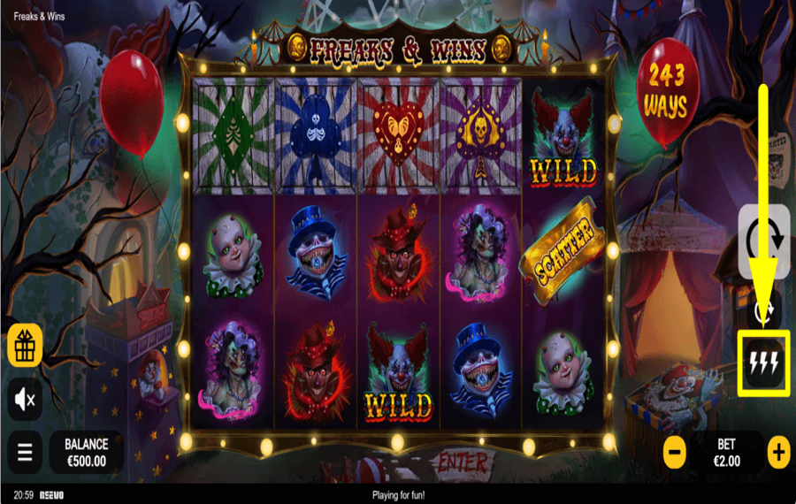 Freaks and Wins Ускорьте игру.