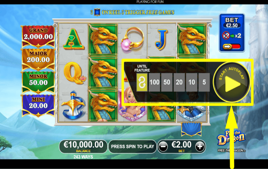 Free The Dragon ВРАЩЕНИЕ АВТОМАТИЧЕСКИ.