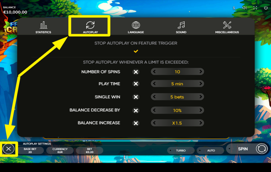 Fresh Crush HABILITAR LA REPRODUCCIÓN AUTOMÁTICA.