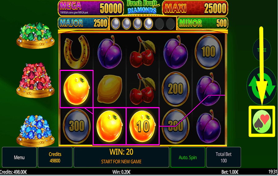 Fresh Fruit Deluxe Diamonds TAKE A RISK.