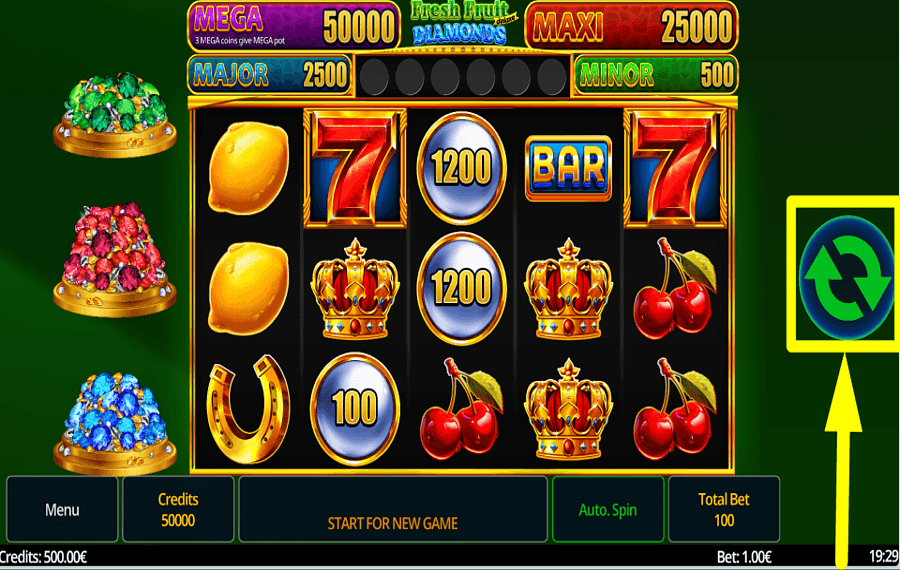 Fresh Fruit Deluxe Diamonds GO FOR A SPIN.