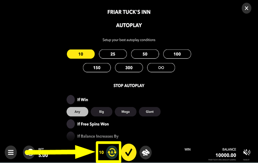 Friar Tucks Inn ENVISAGEZ LA LECTURE AUTOMATIQUE.