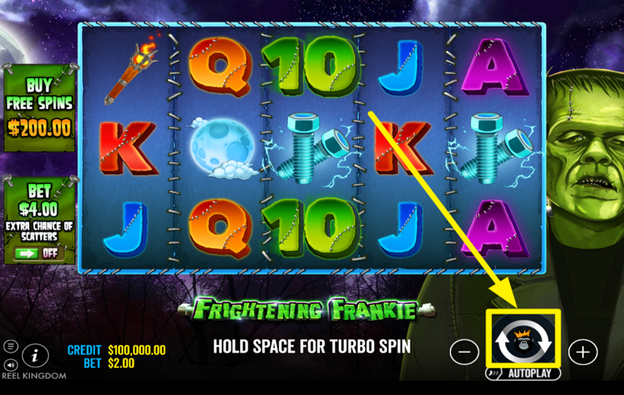 Frightening Frankie SPIELE DAS SPIEL.