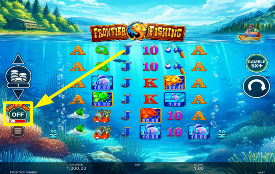 Frontier Fishing TURN ON FORTUNE BET.