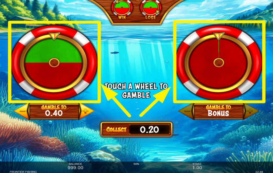 Frontier Fishing TEST YOUR FORTUNE!