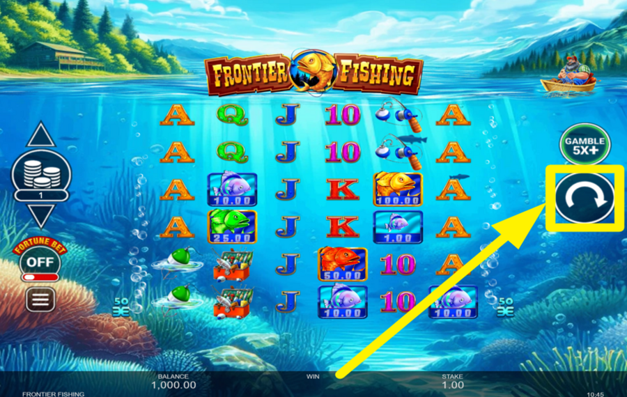 Frontier Fishing PLAY THE GAME.