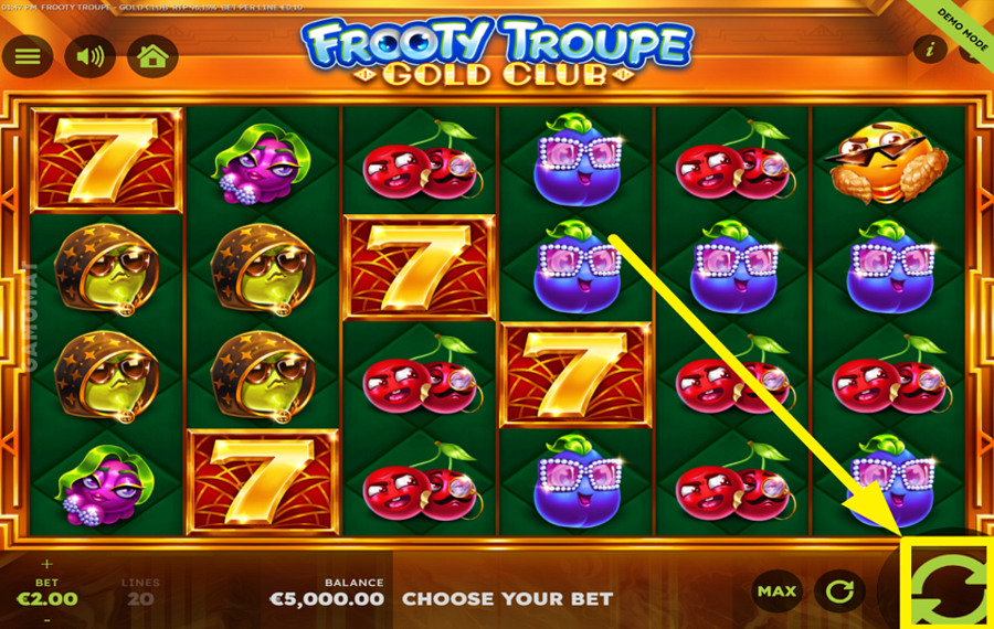 Frooty Troupe Gold Club STÜRZEN SIE SICH INS GESCHEHEN!