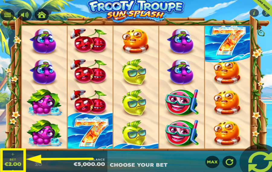 Frooty Troupe Sun Splash INDIQUEZ VOTRE MISE.
