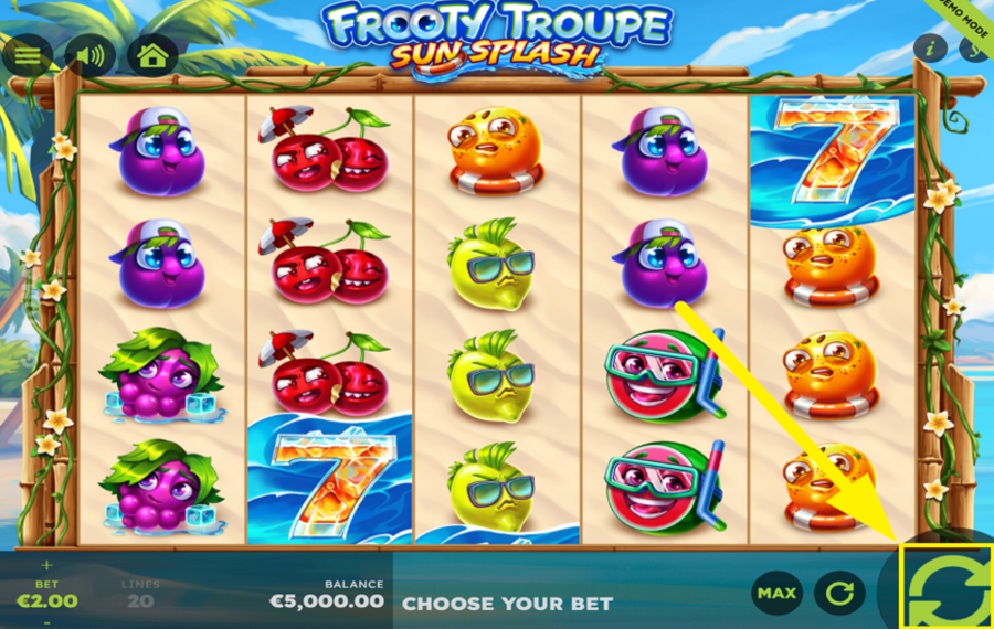 Frooty Troupe Sun Splash TOURNEZ POUR LA VICTOIRE.