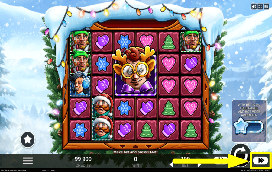 Frozen Barrel Tavern STEP UP THE PACE.