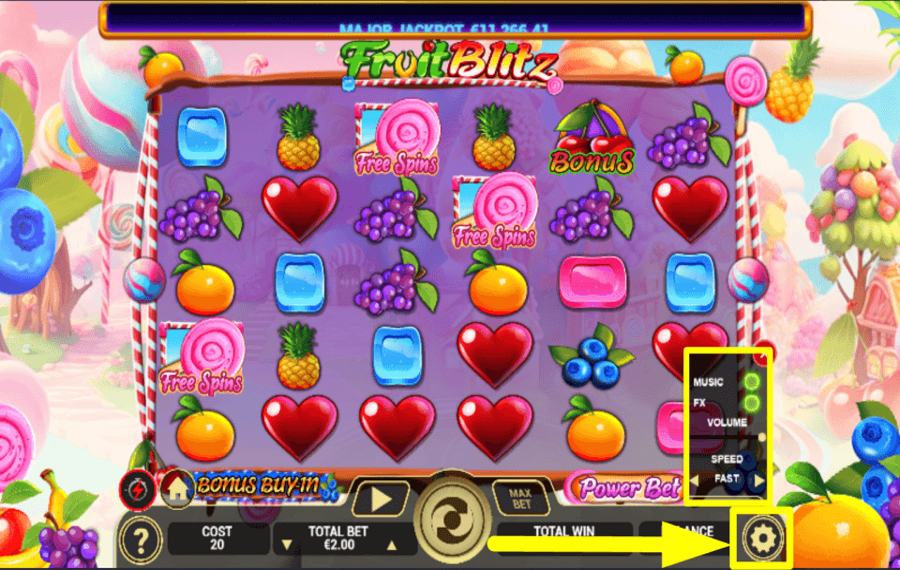 Fruit Blitz CHANGEZ LA VITESSE.