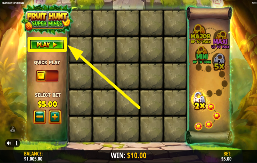 Fruit Hunt Super Mines ИГРАЙТЕ В ИГРУ.