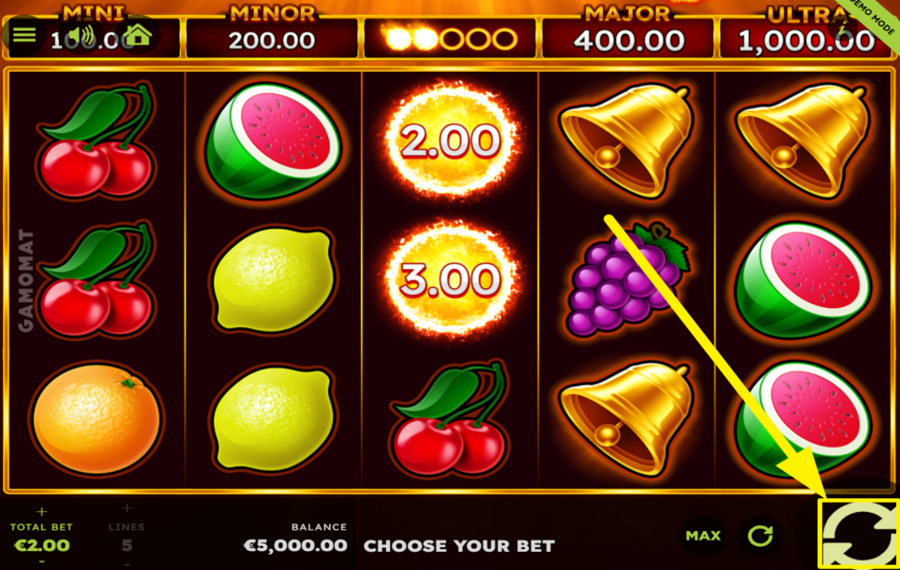 Fruit Mania Flaming Link ENTREZ DANS L'ACTION !