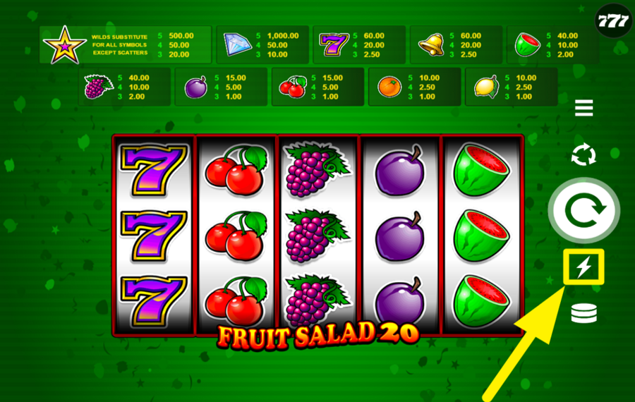 Fruit Salad 20 ACCÉLÉREZ LE JEU !