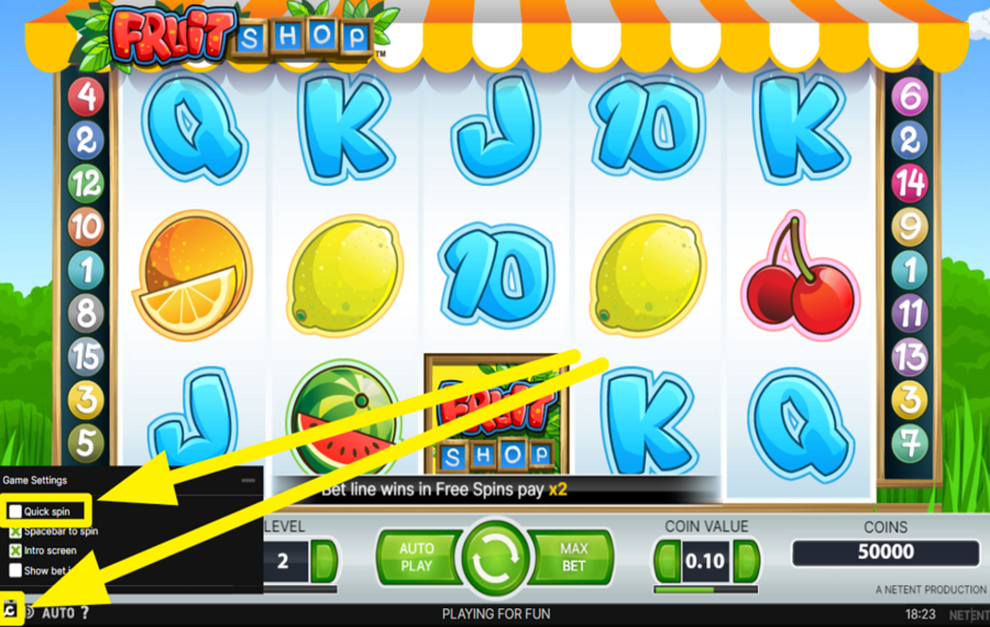 Fruit Shop ИЗМЕНИТЕ СКОРОСТЬ.