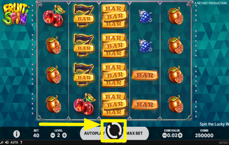 Fruit Spin ENTRA EN LA ACCIÓN.