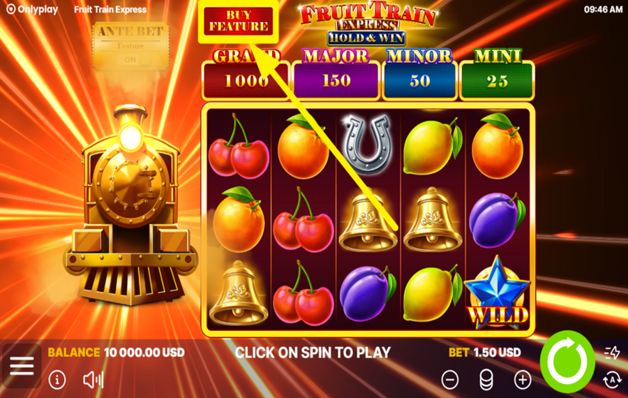 Fruit Train Express Hold and Win ПОЛУЧИТЕ БОНУС!