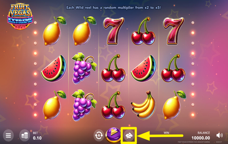 Fruit Vegas Extreme x125 SPEED UP THE ACTION!