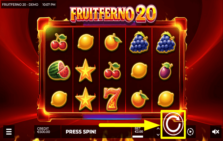 Fruitferno 20 PUNTA AL PREMIO.
