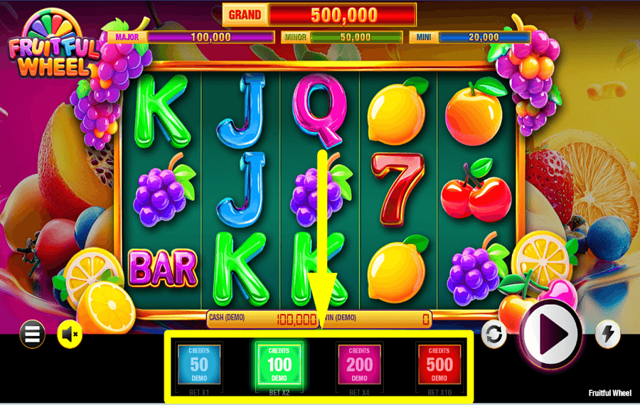 Fruitful Wheel СДЕЛАЙТЕ СТАВКУ.