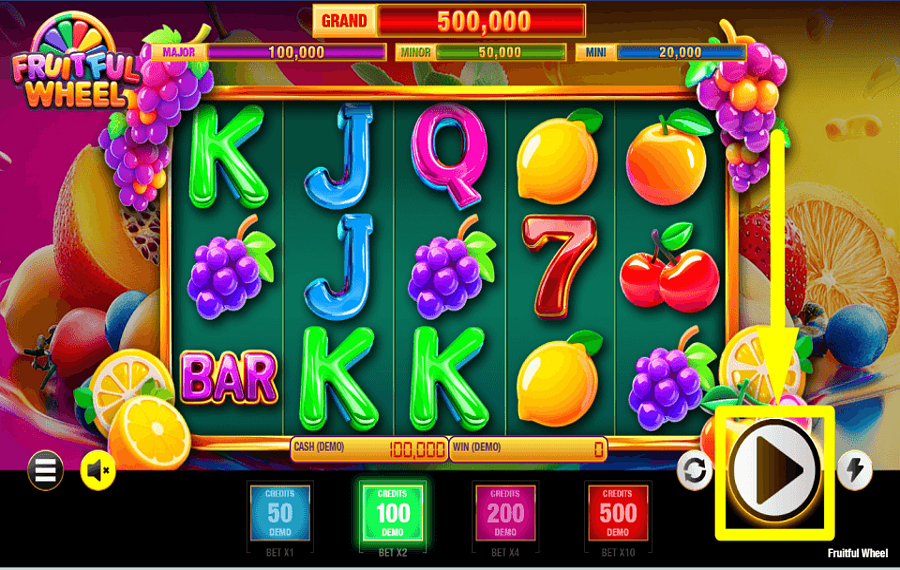 Fruitful Wheel ГОТОВЬТЕСЬ К АЗАРТНЫМ ИГРАМ.