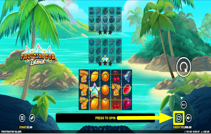 Fruitinator Island ВРАЩЕНИЕ В АВТОМАТИЧЕСКОМ РЕЖИМЕ.