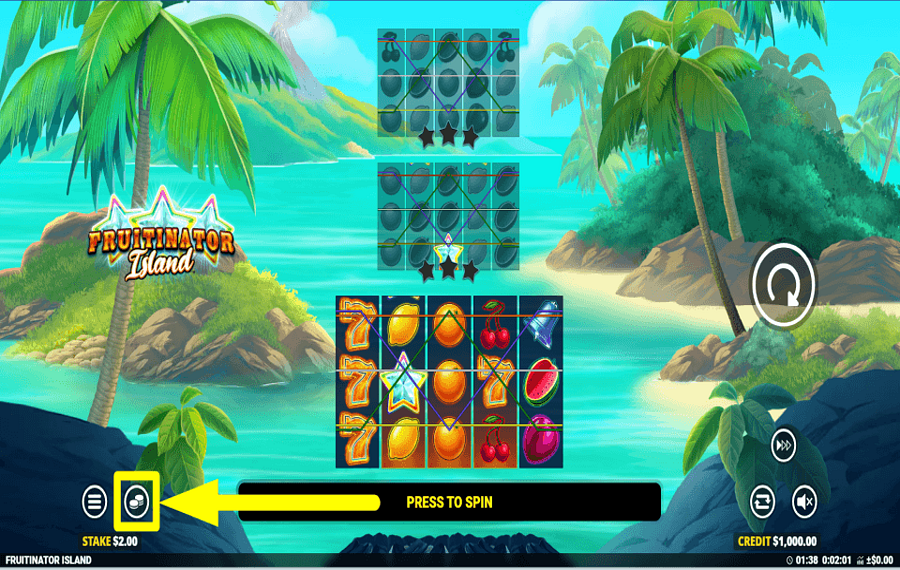 Fruitinator Island СДЕЛАЙТЕ СТАВКУ.