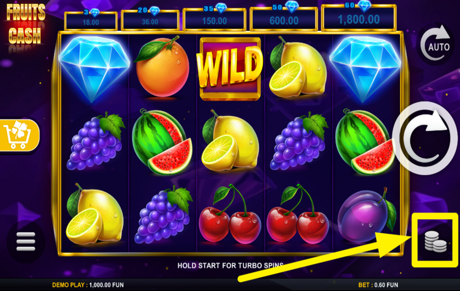 Fruits Cash УКАЖИТЕ СВОЮ СТАВКУ.