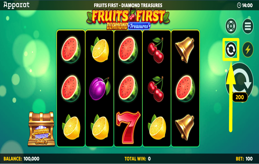 Fruits First Diamond Treasures CONSIDER AUTOPLAY.