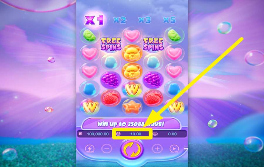 Fruity Candy Wetteinstellungen anpassen.