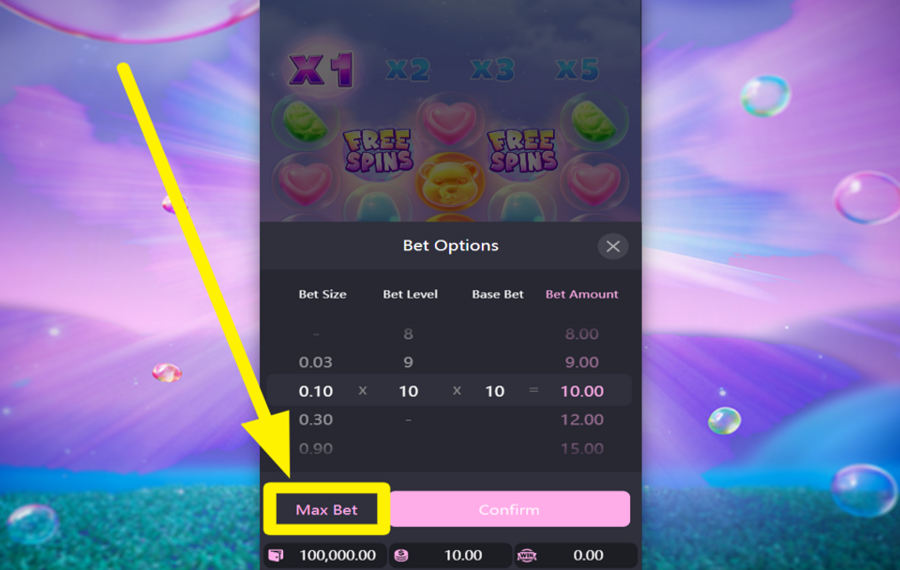 Fruity Candy WÄHLEN SIE DAS HÖCHSTE EINSATZLIMIT.