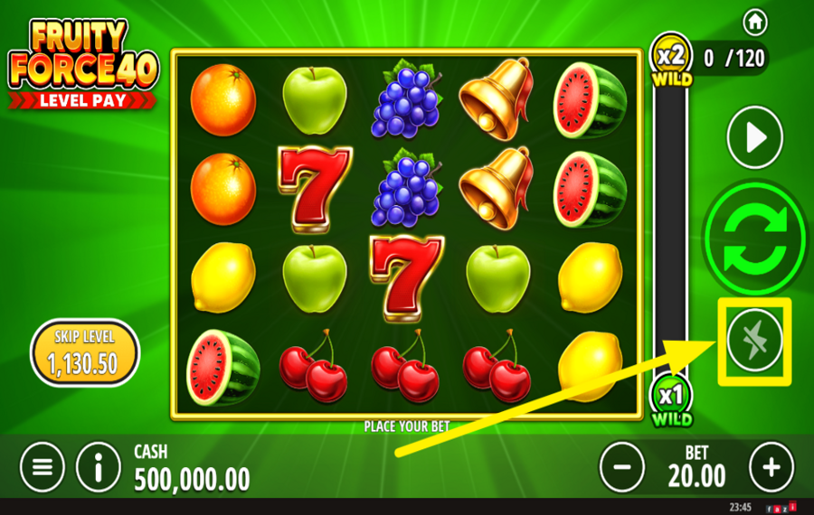 Fruity Force 40 SPEED UP THE ACTION!
