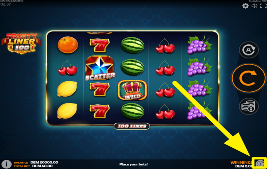 Fruityliner 100 ÉLEVEZ LE TEMPO.