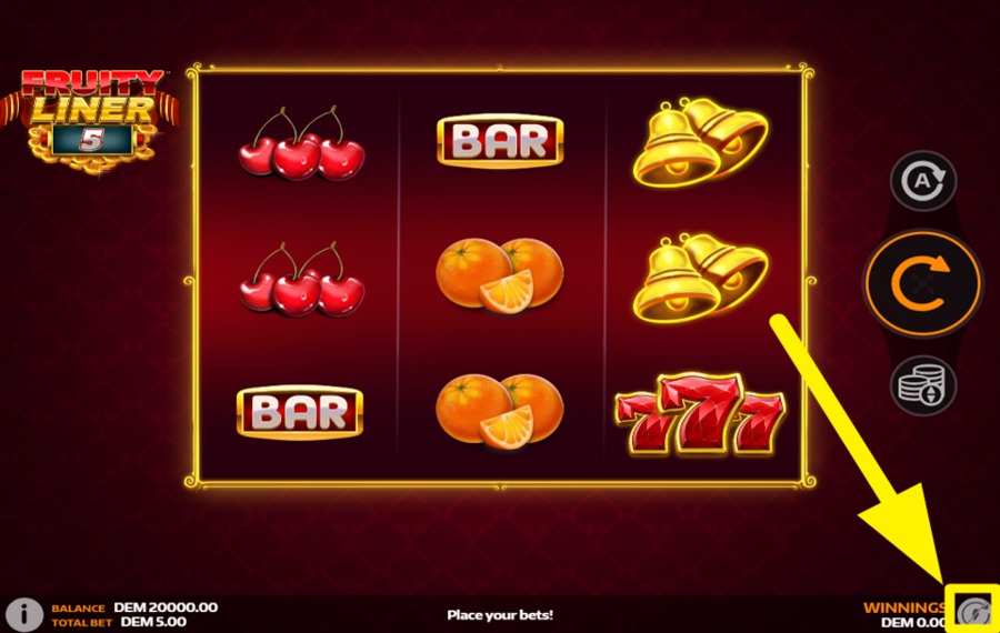 Fruityliner 5 AMPLIFIEZ LE JEU.