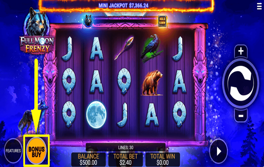 Full Moon Frenzy ПОЛУЧАЙТЕ БОНУСЫ.