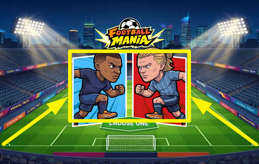 Funky Games Football Mania CHOISISSEZ VOTRE JOUEUR STAR.