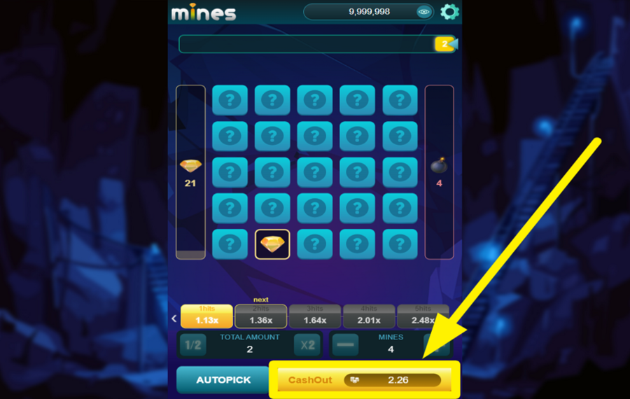 Funky Games Mines RÉCUPÉREZ VOS GAINS !