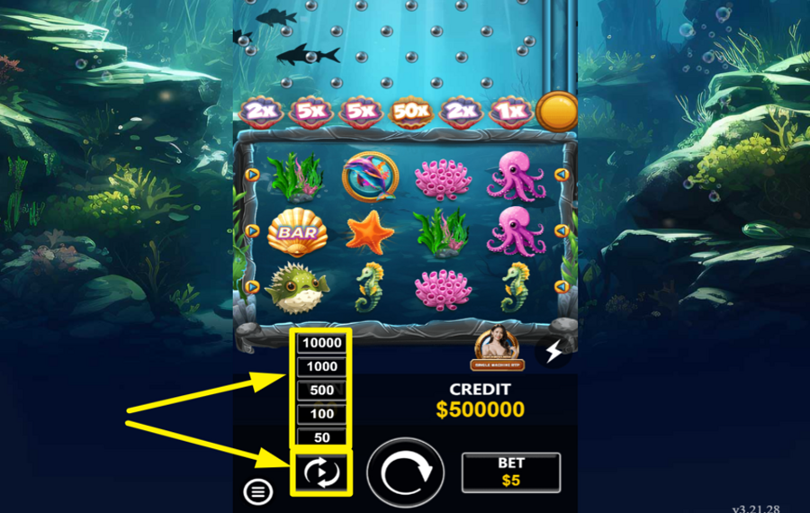 Funta Gaming Sea Story UTILIZZARE I GIRI AUTOMATICI.