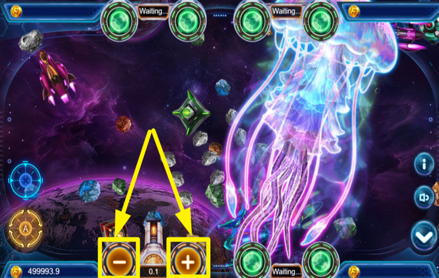 Funta Gaming Space War AJUSTA TU APUESTA.