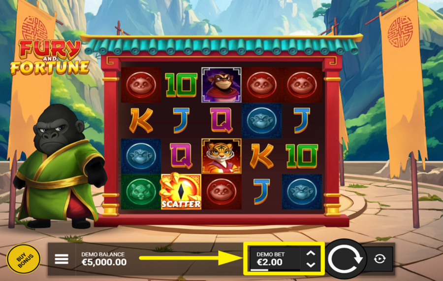 Fury and Fortune Weisen Sie einen Einsatzwert zu.