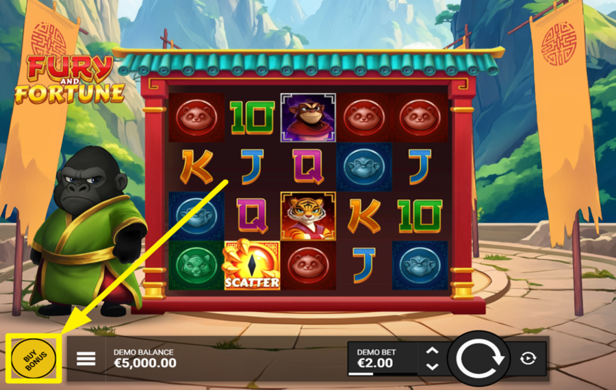 Fury and Fortune BONUSFUNKTIONEN SCHALTEN.