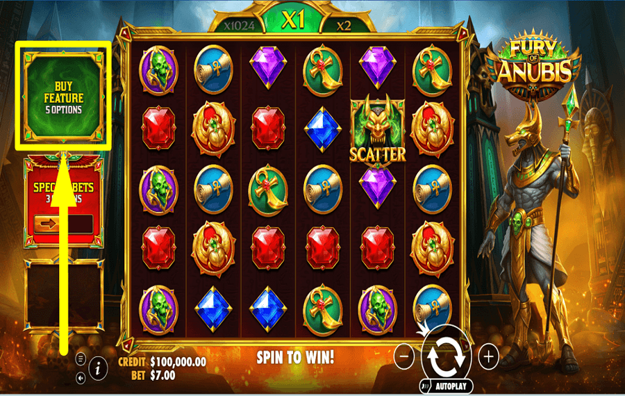 Fury of Anubis BONUS ACQUISTO.