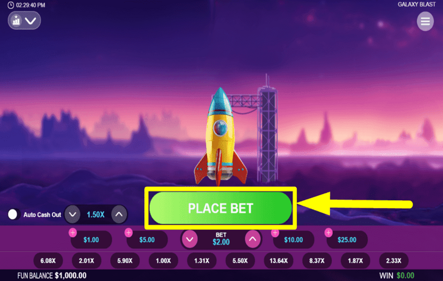 Galaxy Blast НАЧНИТЕ ИГРУ.