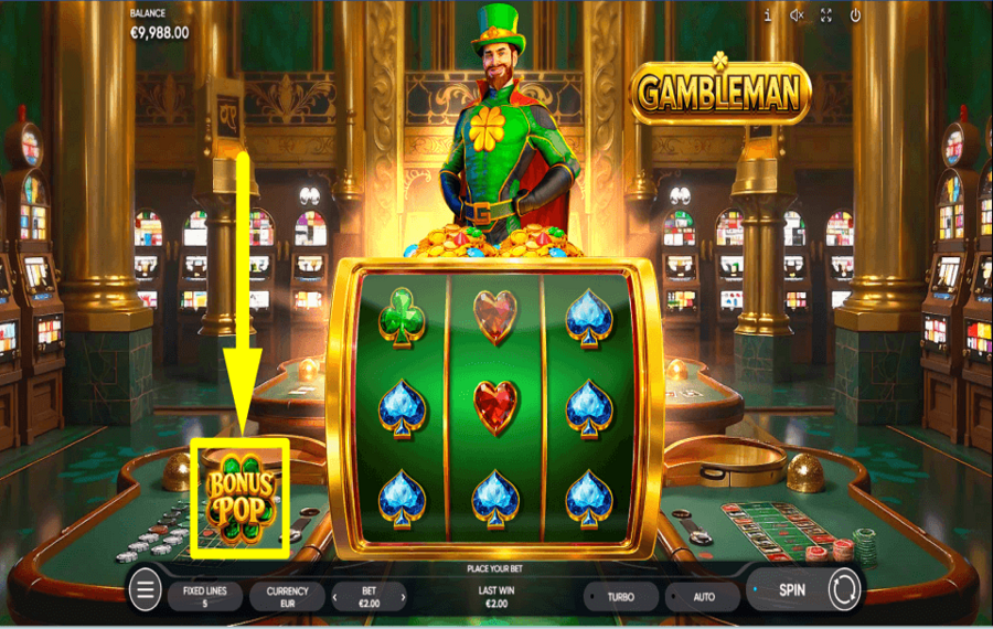 Gambleman ACQUIRE BONUSES.