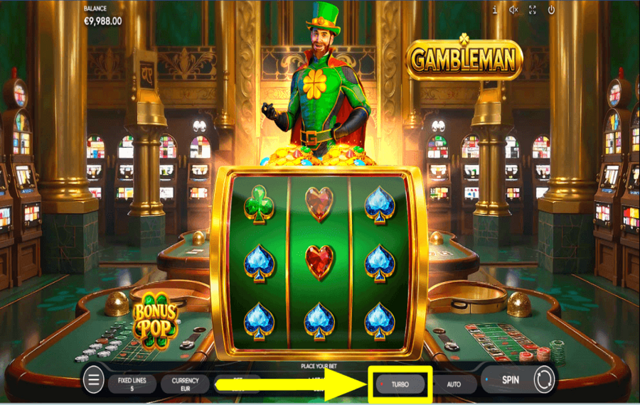 Gambleman ACTIVATE TURBO MODE.