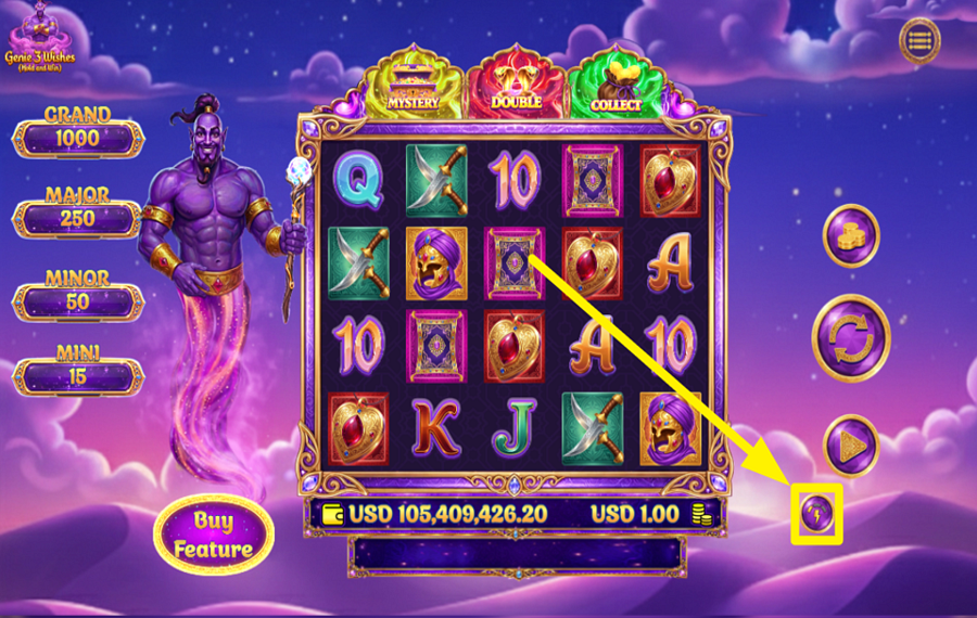 Game Time Tec Genie 3 Wishes MAXIMIZAR LA VELOCIDAD.