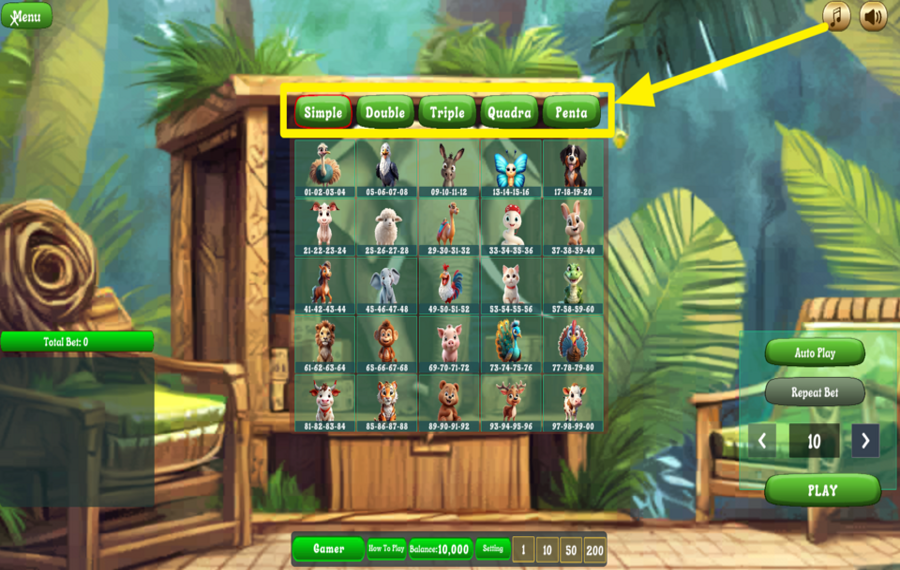 Game Time Tec Jogo Do Bicho CHOOSE THE NUMBER OF CHARACTERS.