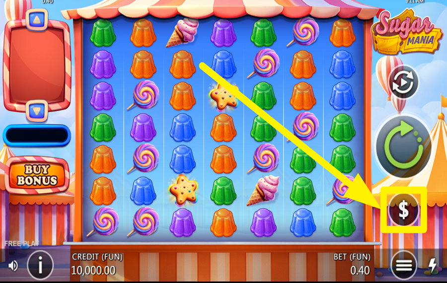 Games Inc Sugar Mania MISEZ SUR VOTRE MISE.